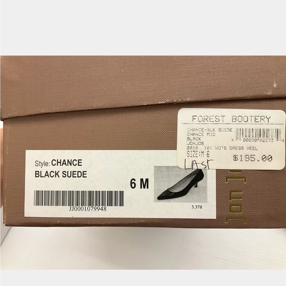 JON JOSEF Black Suede Chance Pumps - Picture 5 of 5